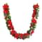 6ft. Red & Green Poinsettia Chain Garland by Ashland®